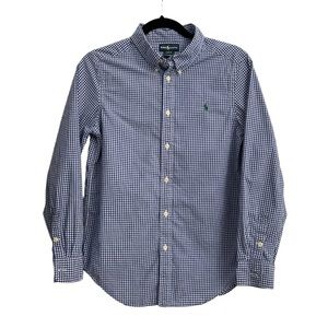 RALPH LAUREN Gingham Button-down Shirt